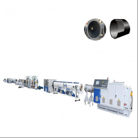 Linha de extrusão de tubo espiral reforçado com aço