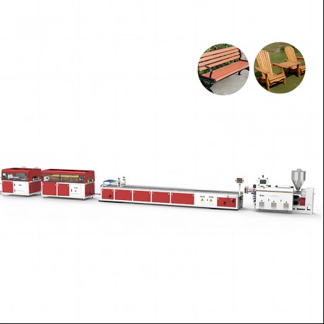 Linha de extrusão WPC de parafuso único (espuma) da Jwell China para alta qualidade