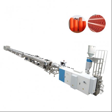 Linha de extrusão de tubos de proteção de cabos elétricos MPP