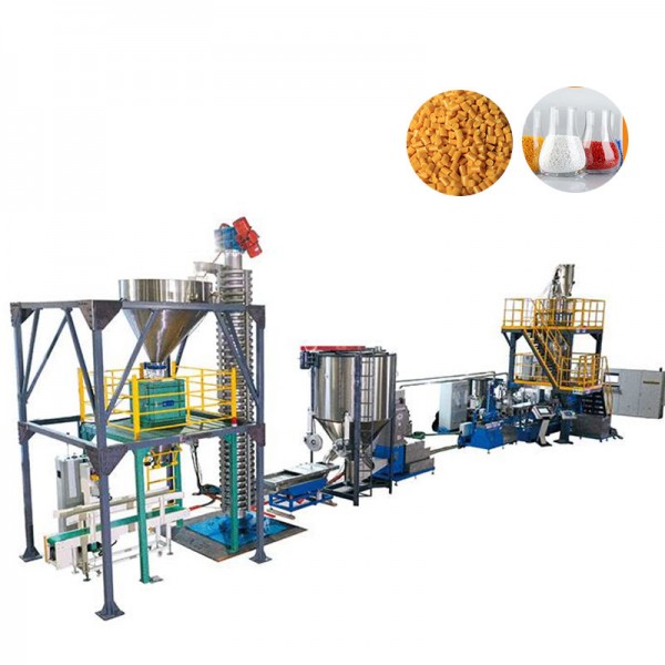 Linha de composição de bioplástico preenchido com amido JWELL