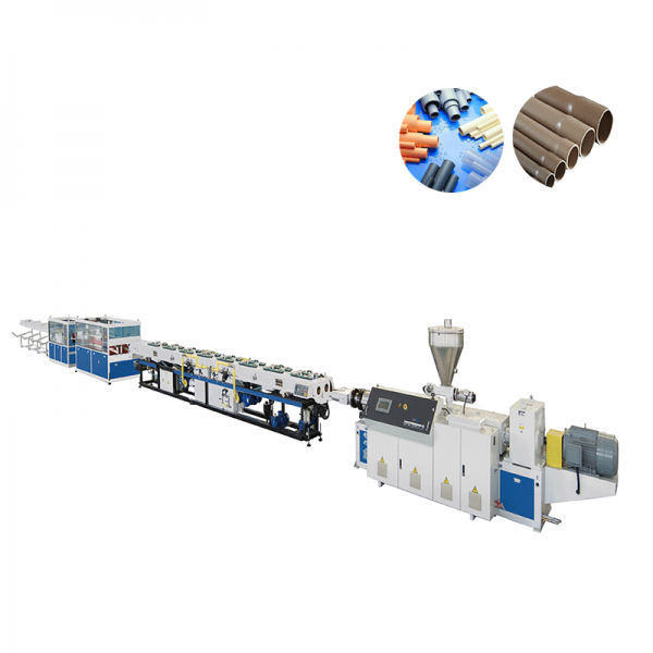 Extrusão de fio duplo UPVC/CPVC, linha de extrusão de quatro fios